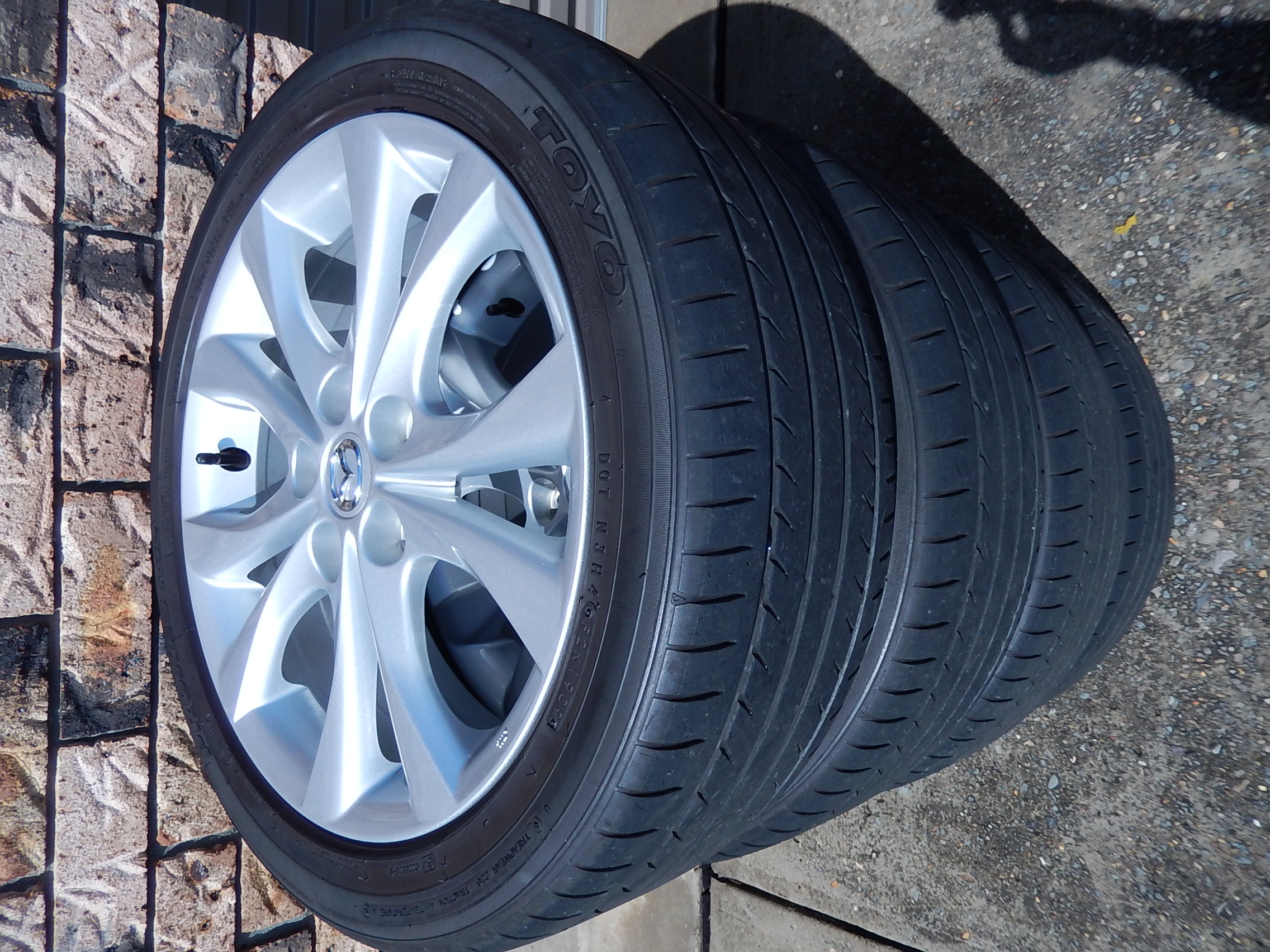 Joe 2164 17 x 7" x 4 Genuine MAZDA 3 SP25 Alloy Wheels & Tyres 205/50